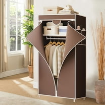 InsCrazy Closet Organizers and Storage Uncomplicated Cloth Wardrobe Suitable For Bedroom Household Cloth for Kitchen Bathroom Office Living Room