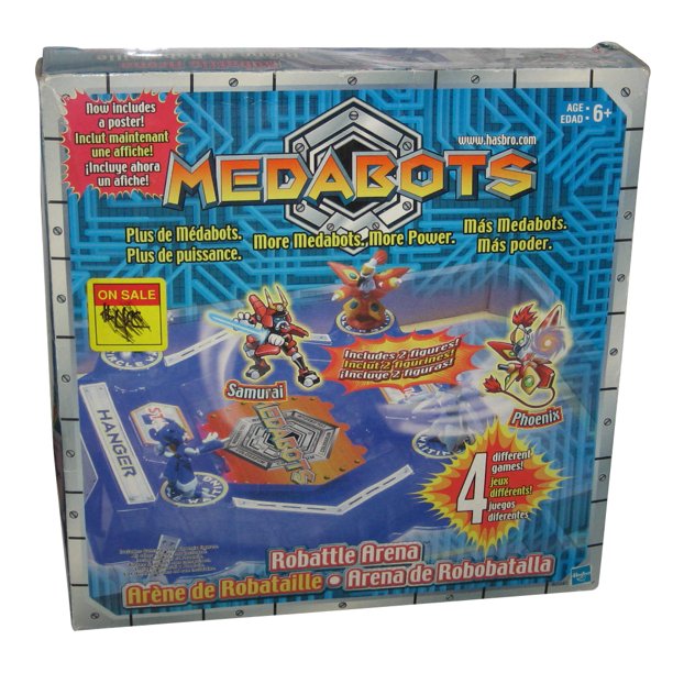 Medabots Robattle Arena (2001) Hasbro Toy Figure Stadium Game Walmart