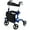 Blue, variant on Spaco Folding Aluminum Rollator Walker with 8 inch Wheels and Seat-Red, Walkers for Seniors with Seat