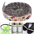 thumbnail image 2 of Mgaxyff Crystal Rhinestone Banding,1yard Multicolor Crystal Glass Rhinestone Chain Hotfix Ribbon Wedding Dress Clothing Decoration,DIY Dress Decoration, 2 of 8