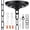 Black, variant on 10FT Chandelier Chain with 5.2" Light Canopy Kit, Swag Light Kit