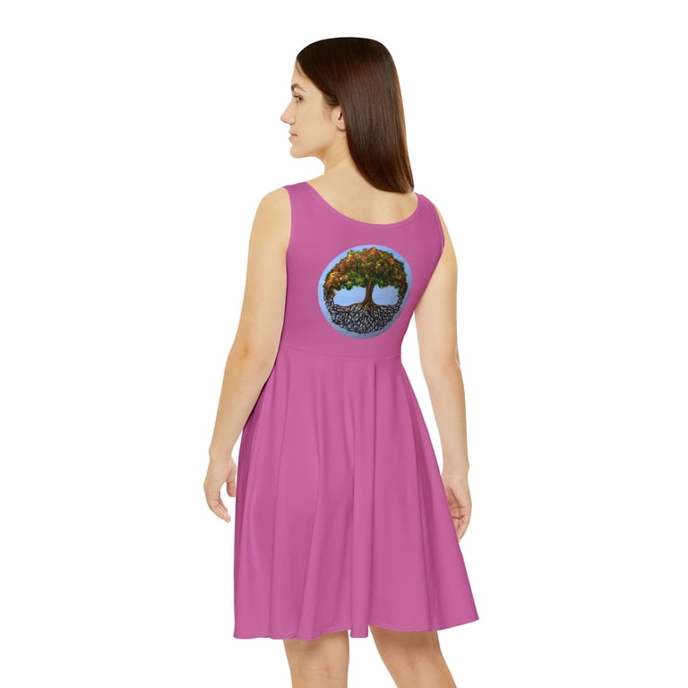 Colorful Tree of Life Painting Skater Dress, Nature Inspired - Walmart.com Colorful Tree of Life Painting Skater Dress, Nature Inspired - Walmart.com