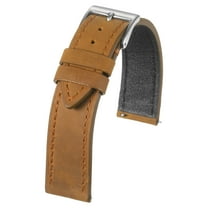 Uxcell Leather Watch Band 19mm Vintage Watch Straps with Pin Buckle, Yellow Brown
