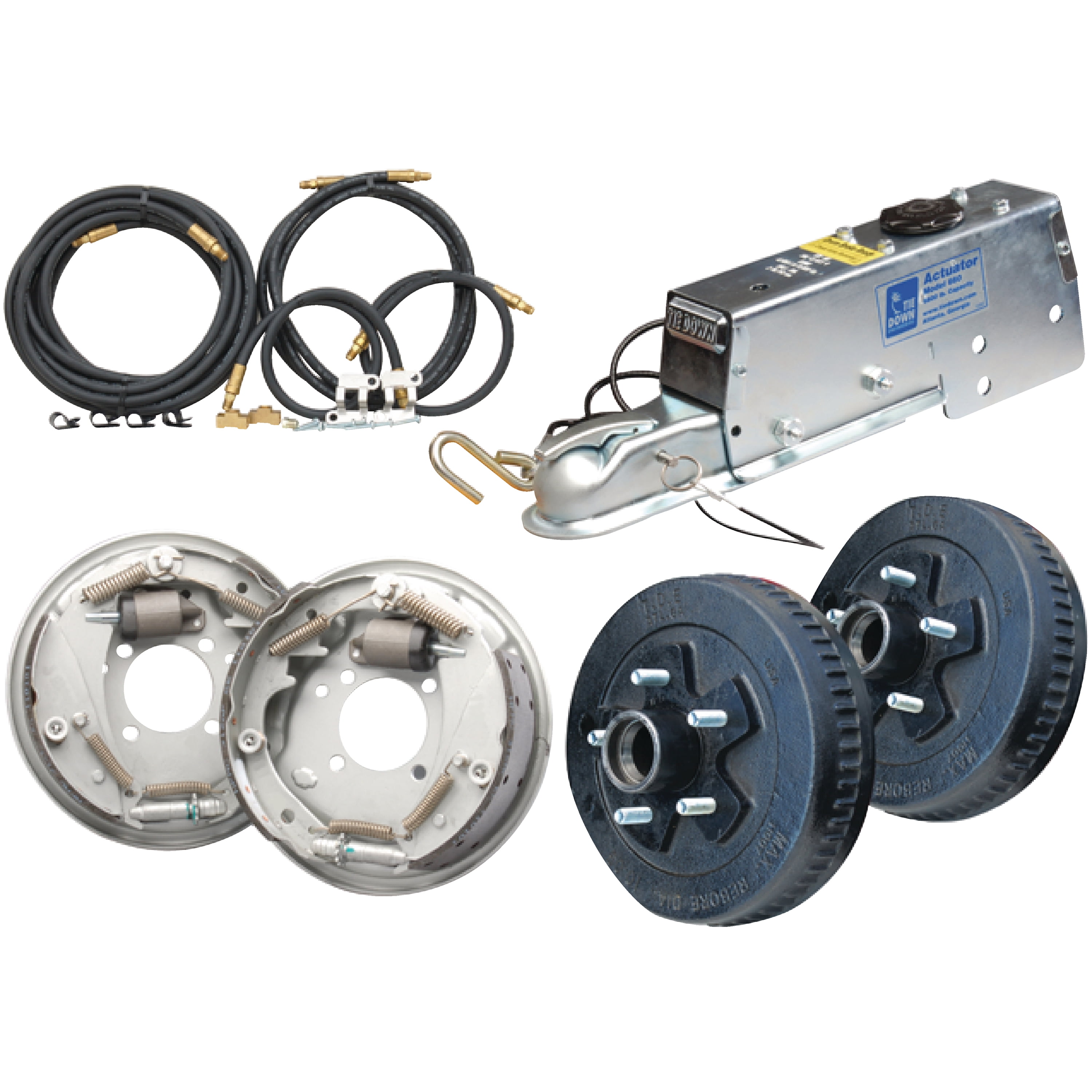 Dexter 82408 Complete 12" Drum Brake Installation Kit with 8500 lb