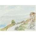 thumbnail image 3 of Sir George Hayter 18x14 Black Modern Framed Museum Art Print Titled - Freshwater Bay, Isle of Wight (1839), 3 of 5
