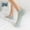 Mint Green, variant on Womens Ankle Socks 5 Pairs, Mesh Breathable Non Slip Transparent Stretch Casual Cotton Socks Silver