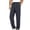 Dark Gray, variant on Dress Pants for Men Silk Button Waist Wide Leg Suit Pants Drape Loose Trousers Business Slacks with Pockets