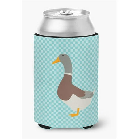 

Saxony Sachsenente Duck Blue Check Can or Bottle Hugger