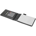 thumbnail image 5 of PU Leather Pocket Notebook A7 Handy Jotter with Pen and Solar Calculator, 5 of 5