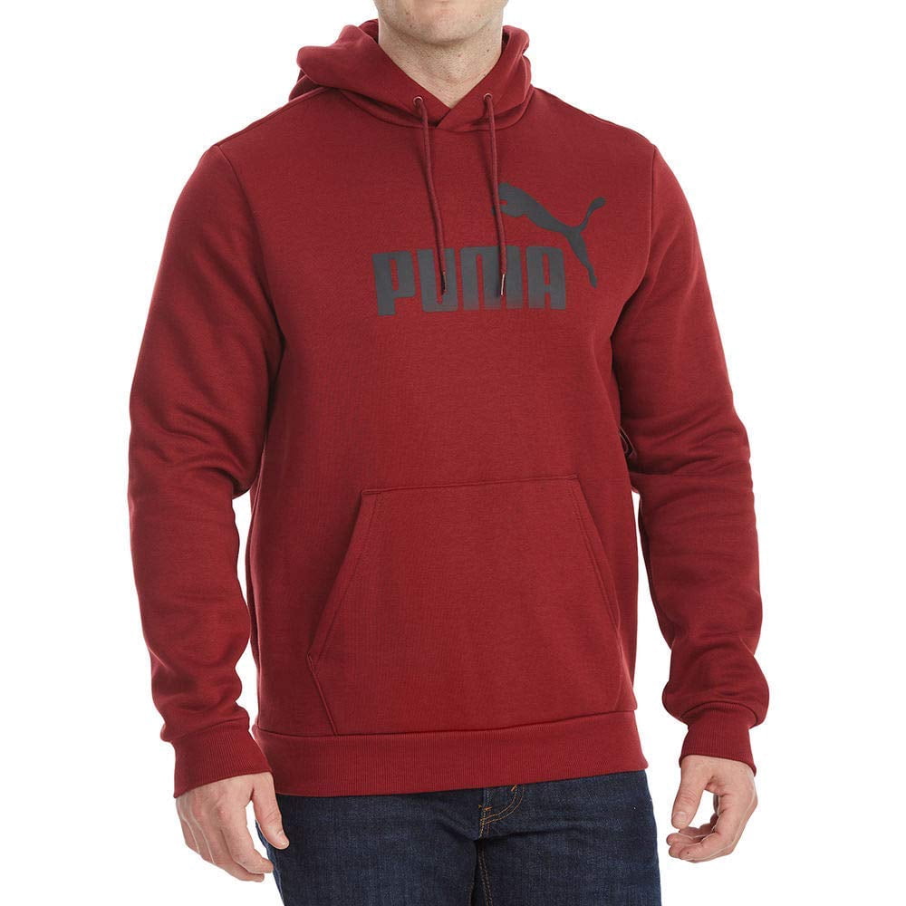 PUMA - PUMA Men's Essential Hoodie Fleece Big Logo Sweatshirt - Walmart ...