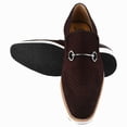 thumbnail image 2 of LIBERTYZENO Mens Classic Formal Shoes Slip On Loafers, Brown, 2 of 7