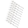 thumbnail image 2 of Colgantes para rastas de pelo, 10 piezas de joyería para rastas de pelo, mariposas, pinzas para trenzas de pelo, joyas para rastas de pelo diseñadas meticulosamente, 2 of 8