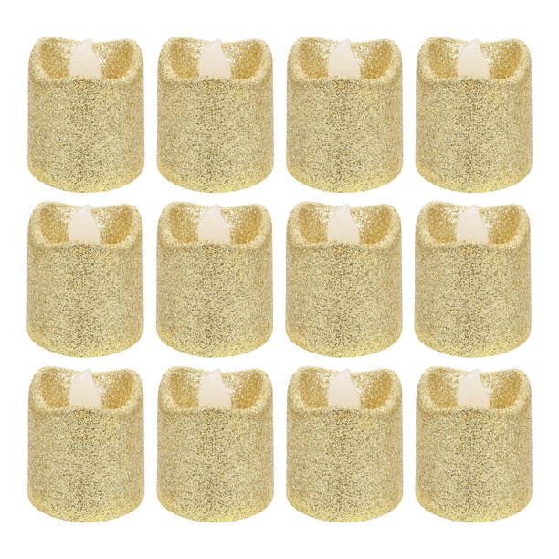 KAKOWELY 24 velas LED sin llama, simulación de velas eléctricas pequeñas, decoración