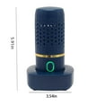 thumbnail image 3 of Summer Savings! Outoloxit Portable 4400mah Capsule Shape Fruit & Vegetable Washing Machine, USB Rechargeable Fruit Cleaner Machine, Automatic Household Cleaning Machine, Blue, 3 of 5