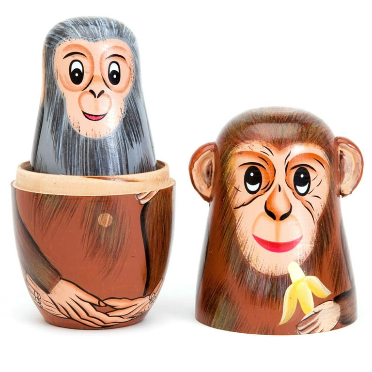 Monkey nesting best sale dolls