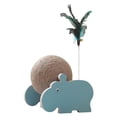 thumbnail image 1 of Pelota rascadora para gatos, duradera y resistente al desgaste, hecha de cuerda de sisal, que protege los muebles. Hipopótamo, 1 of 7