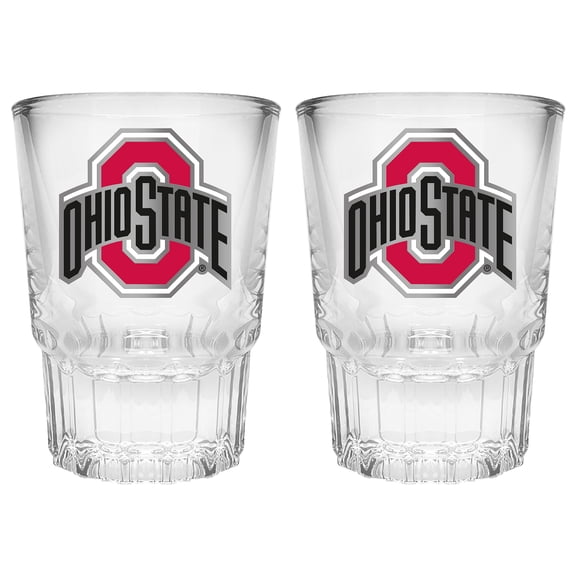 Ohio State Buckeyes 2-Piece Prism Shot Glass Set