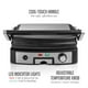 thumbnail image 4 of OVENTE Electric Panini Press Sandwichera, parrilla de interior de 1500 W con placas con revestimiento antiadherente, control de temperatura y bandeja de goteo extraíble, abre 180 grados para adaptarse, 4 of 5