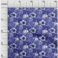 thumbnail image 2 of oneOone Cotton Flex Dark Blue Fabric Sports Basket & Football Quilting Supplies Print Sewing Fabric By The Yard 40 Inch Wide, 2 of 4