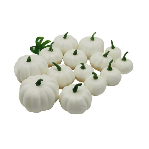 EGNMCR Room Decor Home Decor Artificial Set White Decoration Artificial Maple Leaf Decoration Halloween Thanksgiving H Arvest Thanksgiving Decor the pumpkin