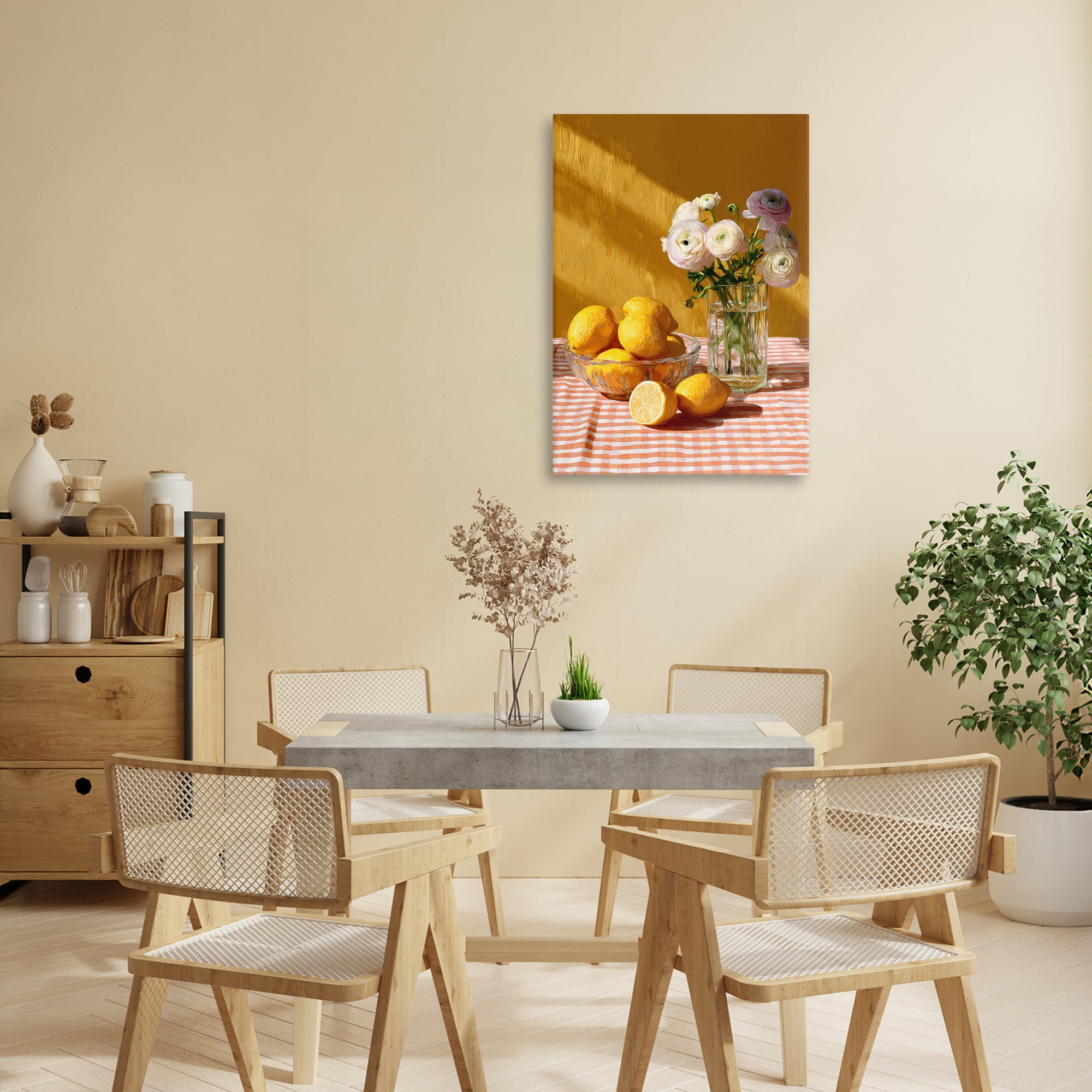 Stupell Industries Lemony Breakfast Arrangement Canvas Wall Art, design by Petal Prints Design