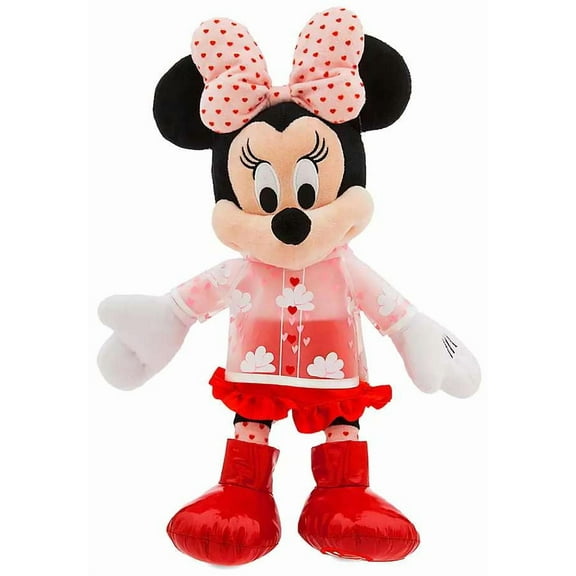 Disney Store Minnie Mouse Valentine's Day 2020 Medium Plush New with Tags