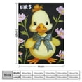 thumbnail image 4 of Nawypu Cartoon Yellow Duck-Just A Girl Who Loves Ducks Blanket Lightweight Flannel Throw Blanket Gifts for Girls Women in All Season Blanket for Bed/Couch/Sofa" for Kids/Children, 4 of 6