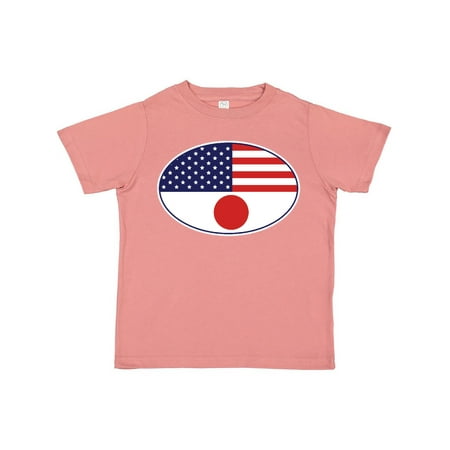 

Inktastic Japanese American Flag Gift Toddler Boy or Toddler Girl T-Shirt