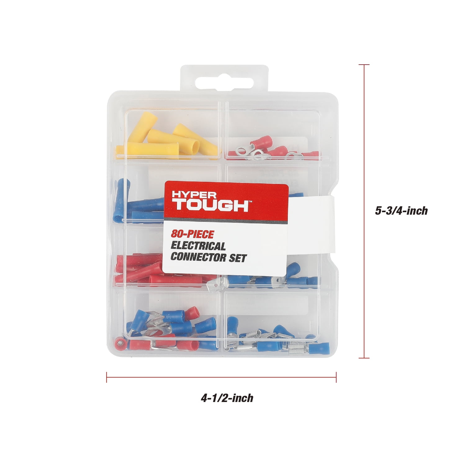 Hyper Tough 80-Piece Assortment Electrical Connectors