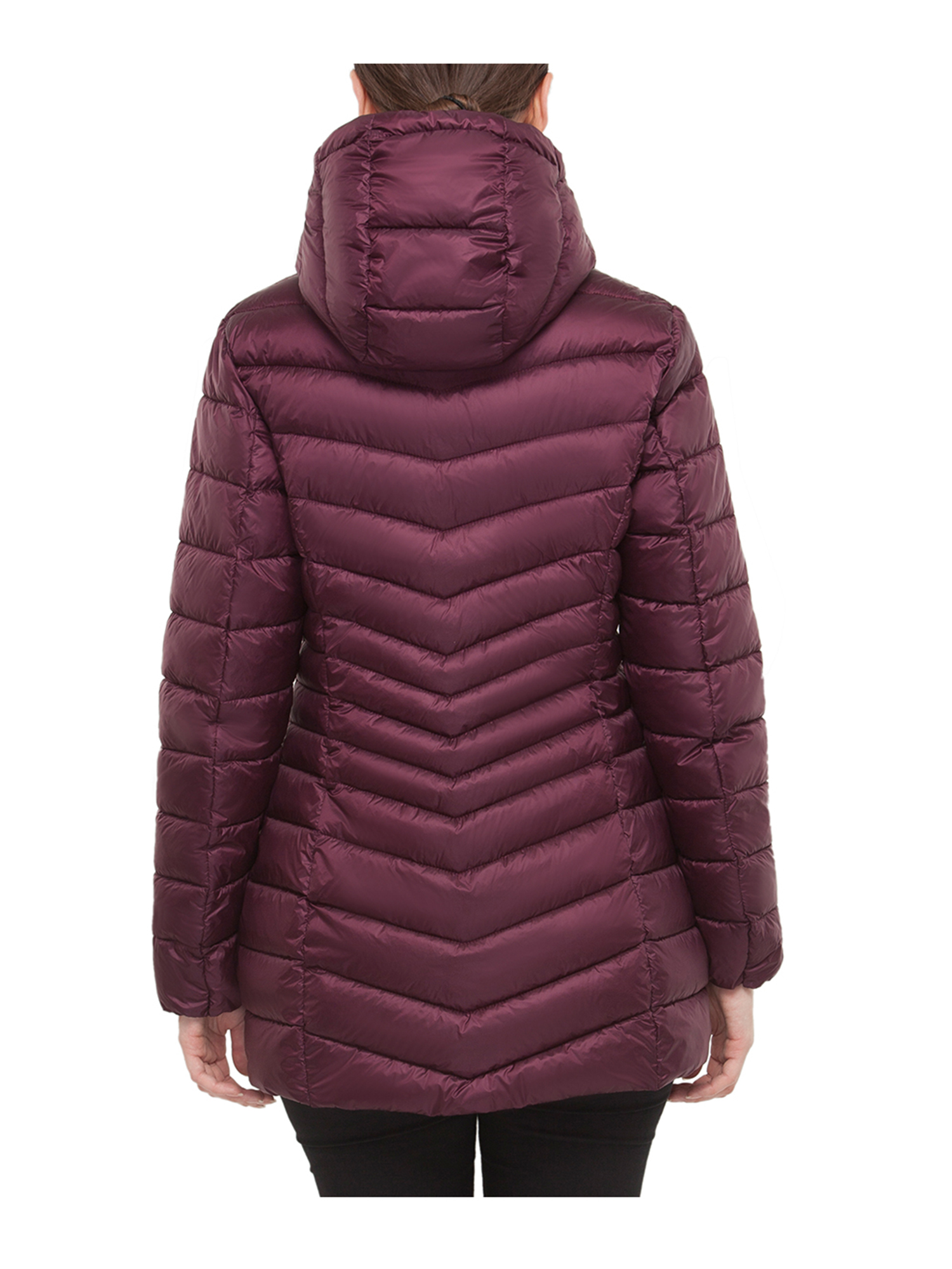 Rokka&Rolla Women's Light Long Coat Packable Puffer Jacket - Walmart.com