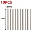 thumbnail image 1 of Chendee 10Pcs Straight Shank Metric 100Mm Long Carbide High Speed Steel Rod Lathe Tool,1.5Mm, 1 of 5