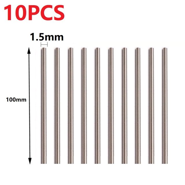 Chendee 10Pcs Straight Shank Metric 100Mm Long Carbide High Speed Steel Rod Lathe Tool,1.5Mm
