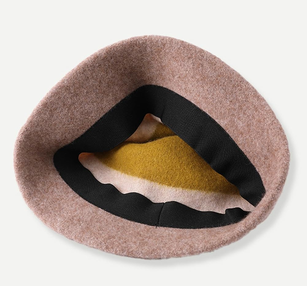 CoCoMangos Classic Bucket Hat for Women Warm Skull Cap Vintage Winter Hats for Women Fisherman Hat Beanies Cap Bonnet for Party Outdoor