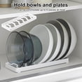 thumbnail image 2 of JIEMUCES Vertical Dish Rack Metal Drying Rack Large Capacity Strong Load-bearing Kitchen Countertop Dish Holder Pot Lid Organizer, 2 of 7