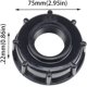 thumbnail image 2 of Adaptador de tanque de drenaje IBC de 3 piezas, adaptador de tapa de tanque de agua de plástico para adaptadores IBC, accesorios S60x6, grifos de rosca gruesa de 1/2, 3/4 y 1 pulgada, color, 2 of 5