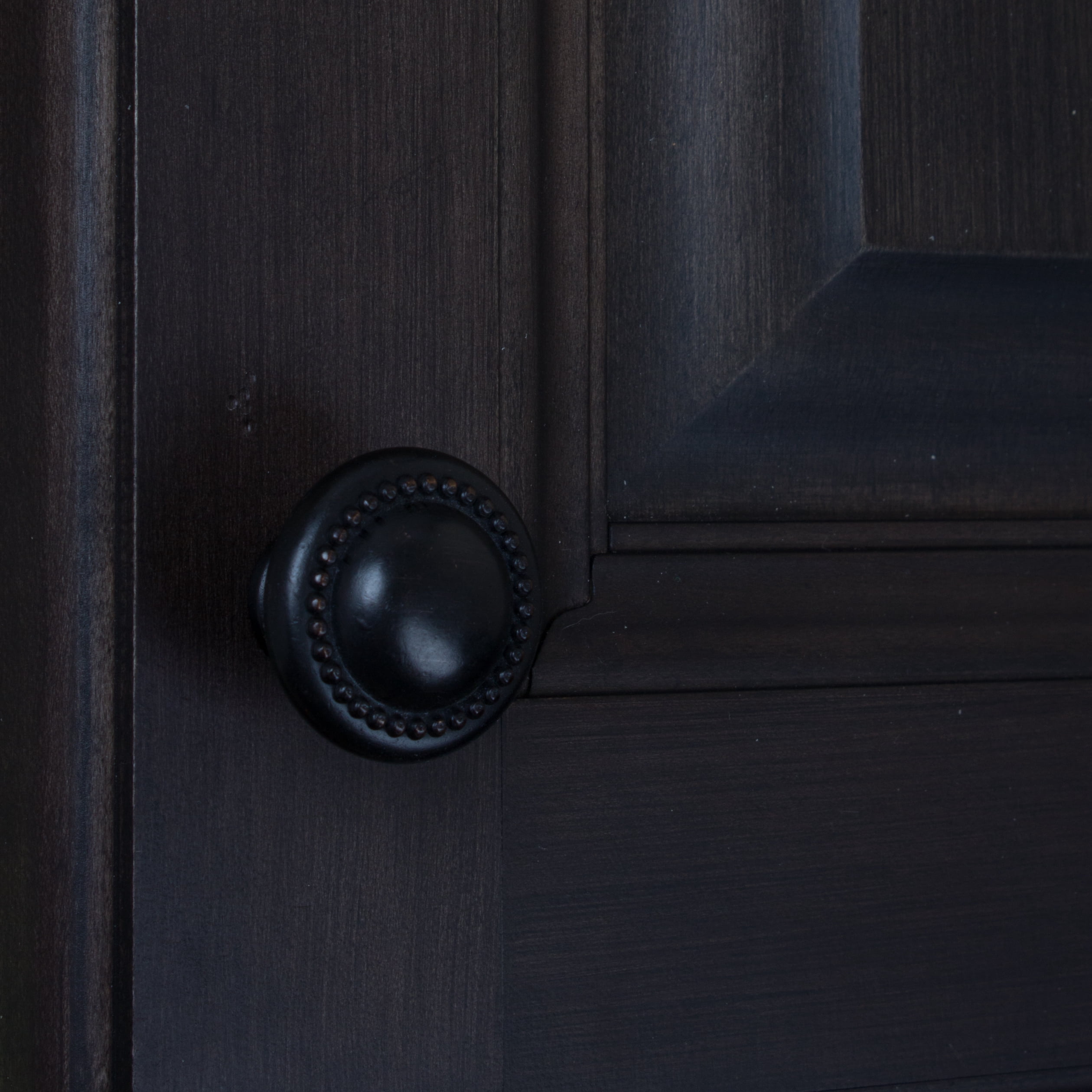 GlideRite 1.25 in. Round Beaded Cabinet Knob, Oil Rubbed Bronze