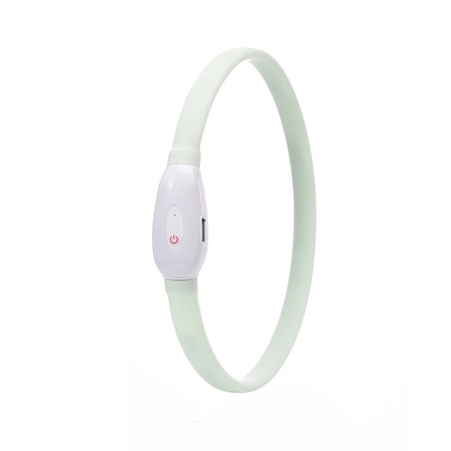 Collar para perro con luz LED, de visibilidad, más brillante para seguridad nocturna, luz para collar de perro impermeable recargable por USB