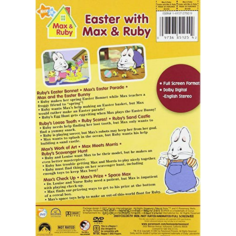 Max & Ruby: Easter With Max & Ruby (DVD), Nickelodeon, Kids