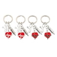 thumbnail image 1 of Llavero de metal Llaveros con cierre Etiquetas para llaves Llavero personalizado Soporte para llavero para bolso Mochila Hombre Mujer Niña, 1 of 8