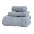 thumbnail image 1 of Toalla de algodón para hotel en casa, manos, cara, cuerpo, agua, absorción de sudor, limpieza, secado, toalla, gris medio 3 unids/set Noticed HA4650-04B, 1 of 7