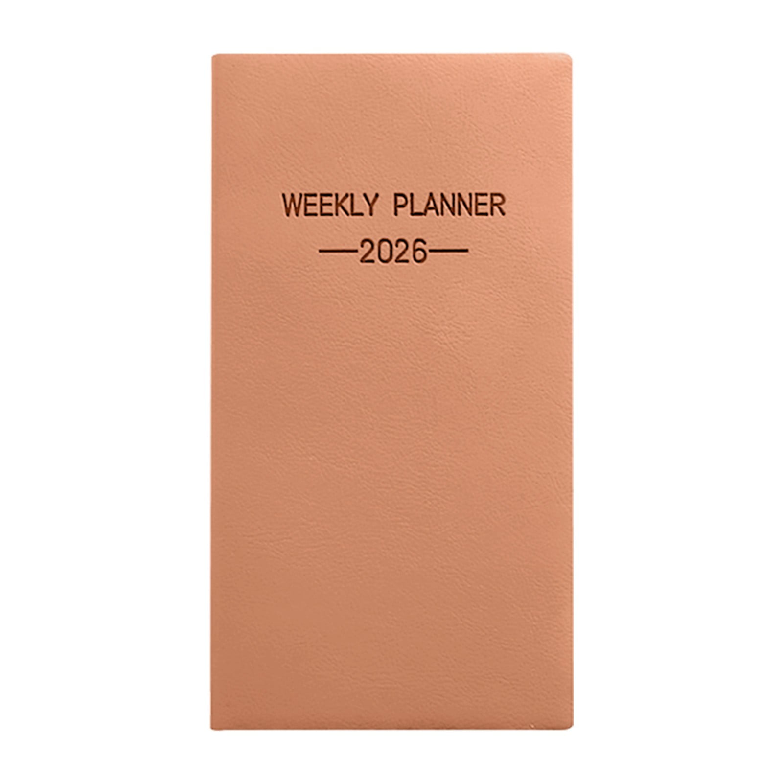 FXMLRLK 2026 Planner - 2026 Weekly Calendar Planner, January 2026 - December 2026, Portable Pocket Organizer Notebook(4 Pack,4 Colors)