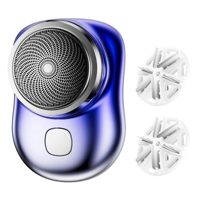 Oefntac jusqu'à 40 % de Rabais Cadeaux Rasoirs pour Hommes Rasoir pour Hommes, Mini-Rasoir Portable Format de Poche Rasoir Portable Humide et Sec Rasoir USB Rechargeable pour Hommes Chargement Facile un Bouton