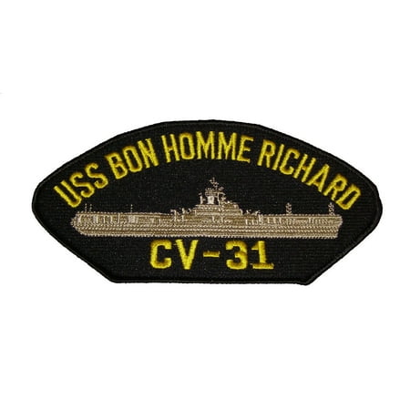 Uss Essex Class - USS BON HOMME RICHARD CV-31 PATCH NAVY ESSEX CLASS AIRCRAFT CARRIER BONNIE DICK