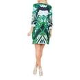 thumbnail image 3 of Women's Printed 3/4 Sleeve Mini Dress, 3 of 5