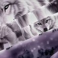 thumbnail image 5 of Manfei Vintage Wildlife Kitchen Curtains,Rustic Wolves Black Out Curtains Pack of 2 (42x63 Each),Gray, 5 of 7