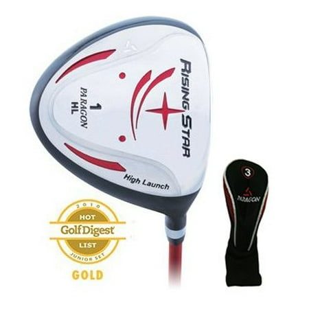 Left Handed Fairway Woods - Paragon Golf Rising Star Kids Junior #3 Fairway Wood/Driver Ages 3-5 Red / Left-Hand