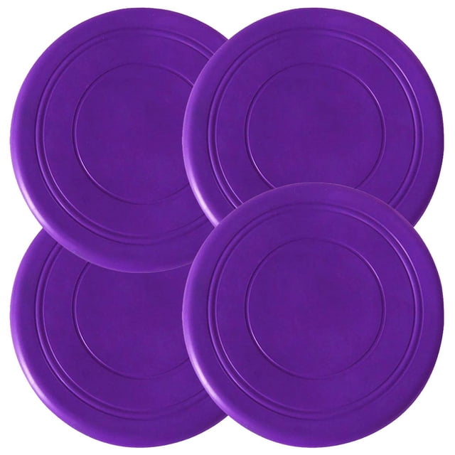 Discos para juegos en el parque FlyBixPurple 4 Piezas Discos voladores Silicona Ø18 cm Morado. VentDepot MXYPR-004