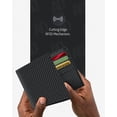 thumbnail image 2 of Slim Leather Bifold Wallets For Men - Minimalist Small Thin Mens Wallet RFID Blocking Card Holder ID Window Gifts For Men, 2 of 6