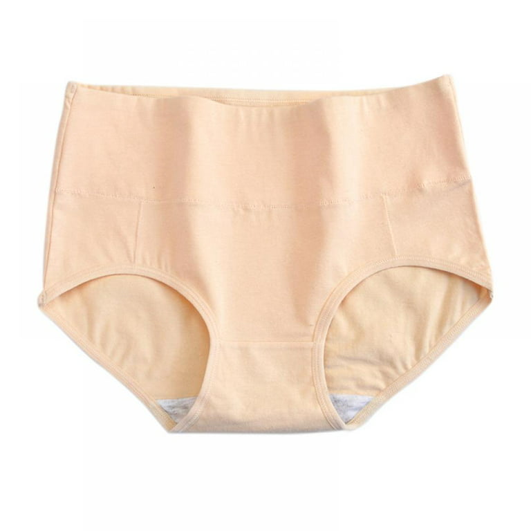 Women's High Waisted Cotton Soft Breathable Comfortable Panties Briefs Plus  Size M-22XL 