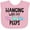 AD-Pink, variant on Inktastic Easter Hanging with My Peeps Pastel Bunnies Boys or Girls Baby Bib